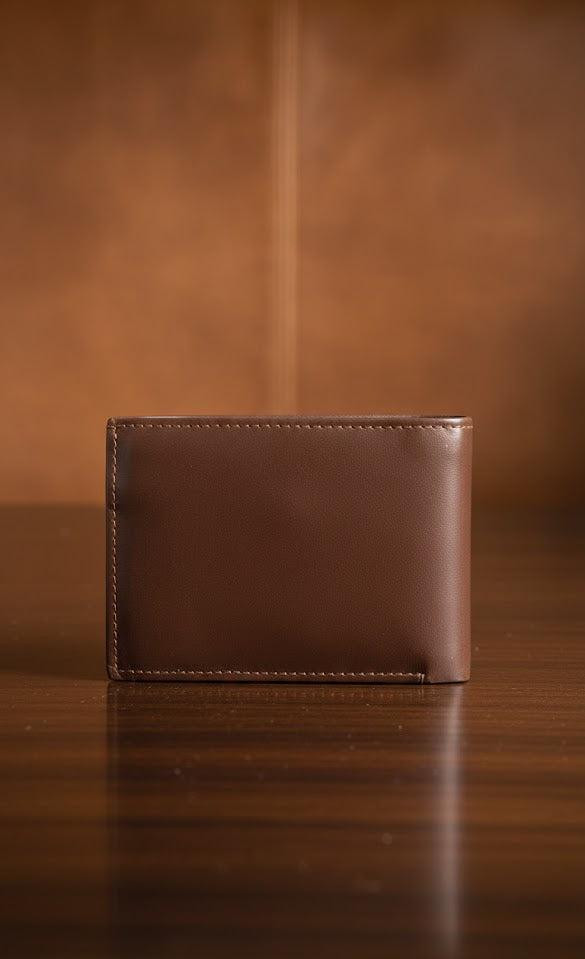 Leather Wallets - Three-Flap Brown - TFLW#3