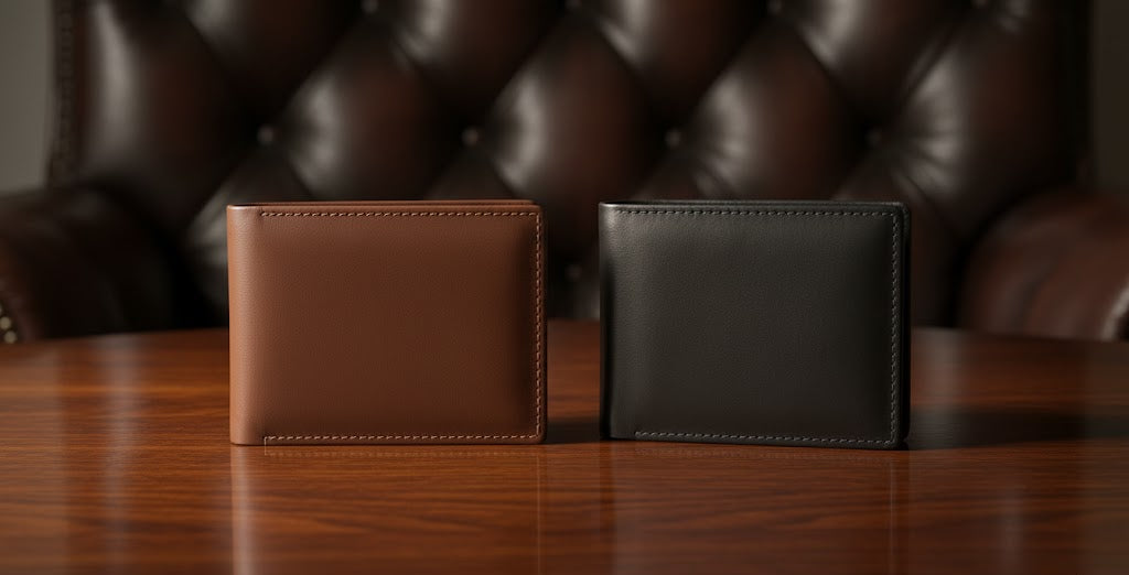 Leather Wallets - Three-Flap Brown - TFLW#3