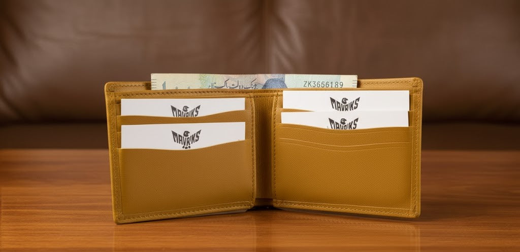 Gift / Combo Box - Soft Leather Wallet with Wrist Watch (Matching Color)