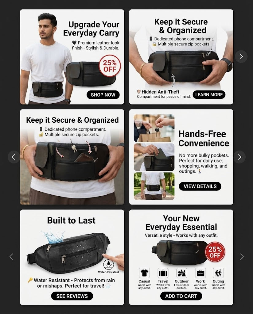 Everyday Carry Waist Belt - Adjustable