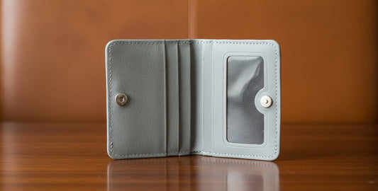 Leather Wallets - Bifold Grey - BLW#1