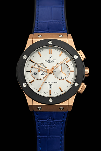 Premium Leather Watches - Blue-Gold - LW#1