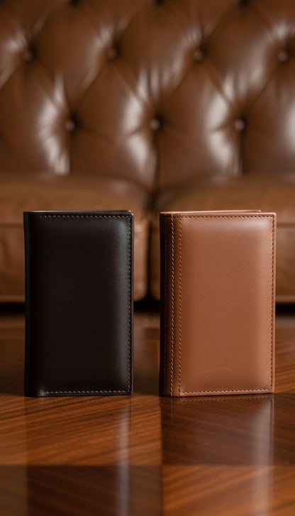 Leather Wallets - Checkbook - CBLW#2