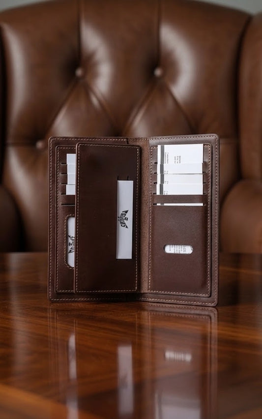 Leather Wallets - Checkbook - CBLW#1