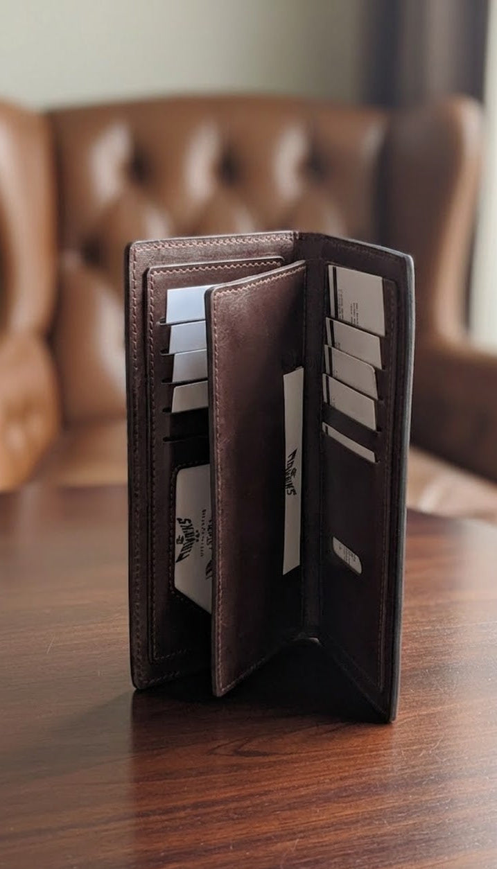 Leather Wallets - Checkbook - CBLW#1