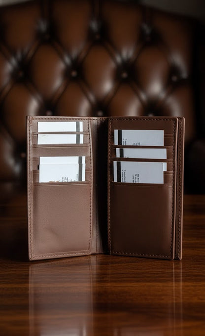 Leather Wallets - Checkbook - CBLW#2