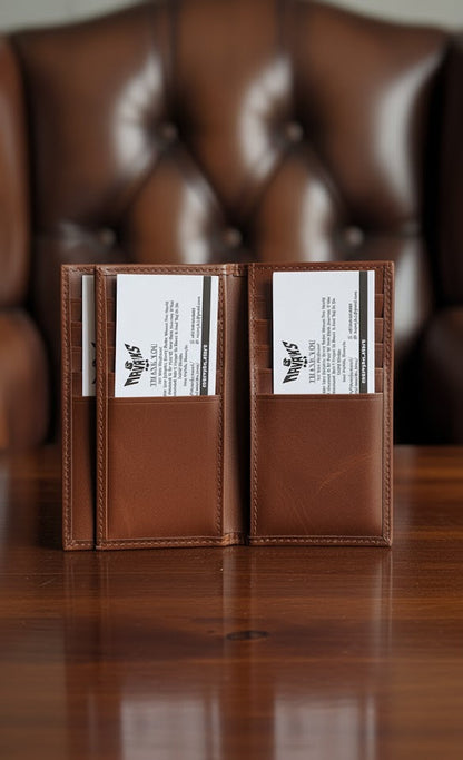 Leather Wallets - Checkbook - CBLW#2