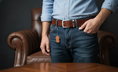 Leather Belts - Brown - LW#2