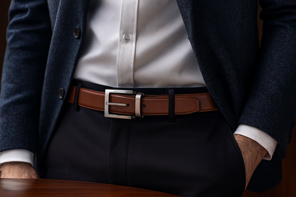 Leather Belts - 2 in 1 (Brown & Black) - LW#1