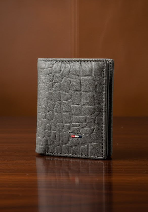 Leather Wallets - Three-Flap Black - TFLW#1