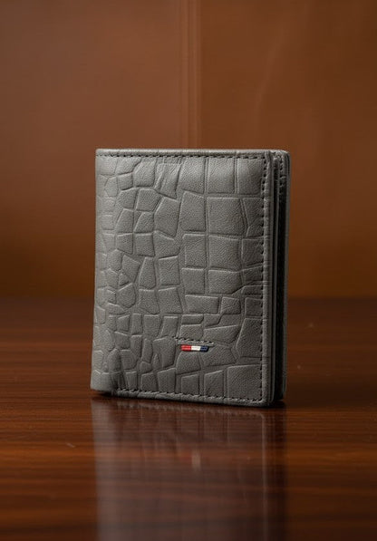 Leather Wallets - Three-Flap Black - TFLW#1