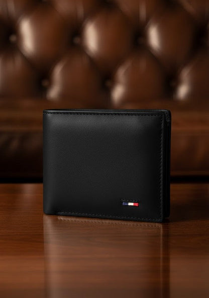 Gift / Combo Box - Soft Leather Wallet with Wrist Watch (Matching Color)