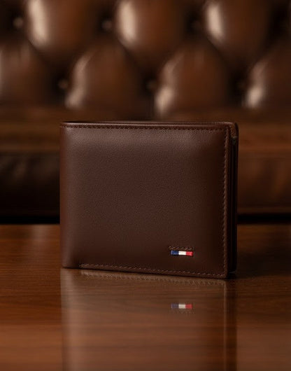 Gift / Combo Box - Soft Leather Wallet with Wrist Watch (Matching Color)