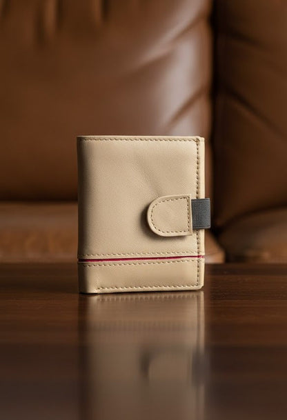 Leather Wallet - Trifold Black - TLW#1