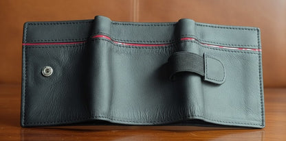 Gift / Combo Box - Soft Leather Wallet with Wrist Watch (Matching Color)