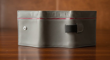 Gift / Combo Box - Soft Leather Wallet with Wrist Watch (Matching Color)
