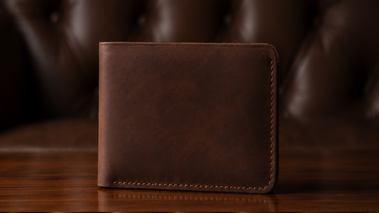 Leather Wallets - Handcrafted Bifold - Dark Brown - BLW#1